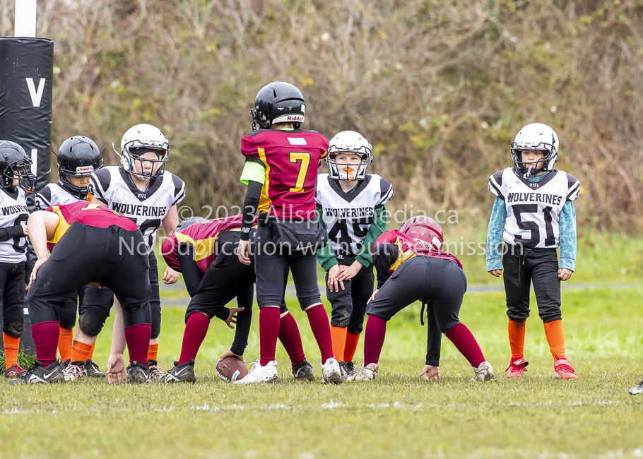 GVMFA Cowichan Bulldogs. Saanich Wolverines