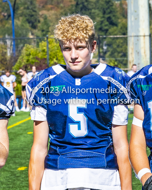 Belmont Bulldogs Football High School Football Allsportmedia Photography BC High School Football AAA Junior Varsity Varsity Goudy Field Langford