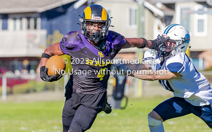 Belmont Bulldogs Football High School Football Allsportmedia Photography BC High School Football AAA Junior Varsity Varsity Goudy Field Langford