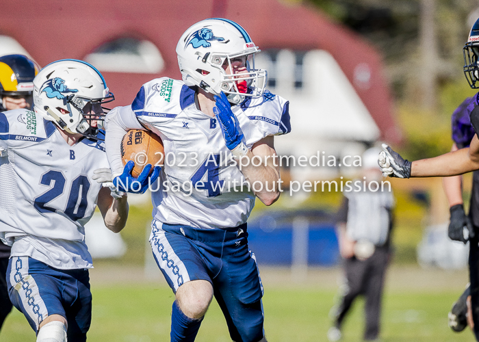 Belmont Bulldogs Football High School Football Allsportmedia Photography BC High School Football AAA Junior Varsity Varsity Goudy Field Langford