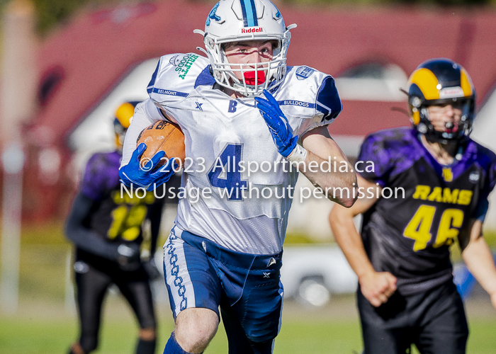 Belmont Bulldogs Football High School Football Allsportmedia Photography BC High School Football AAA Junior Varsity Varsity Goudy Field Langford