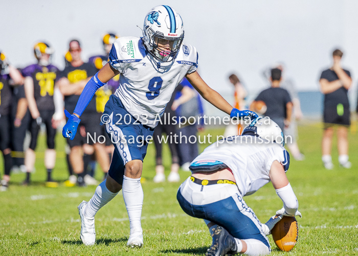 Belmont Bulldogs Football High School Football Allsportmedia Photography BC High School Football AAA Junior Varsity Varsity Goudy Field Langford