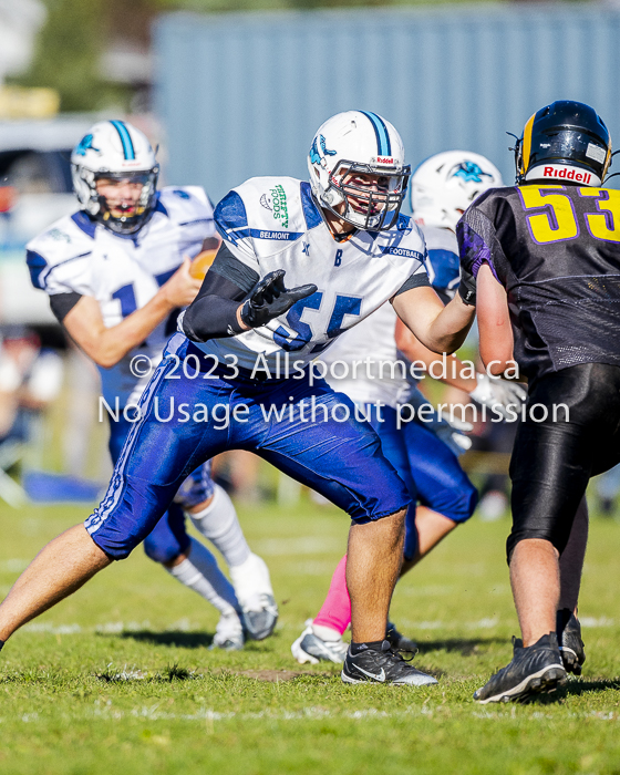 Belmont Bulldogs Football High School Football Allsportmedia Photography BC High School Football AAA Junior Varsity Varsity Goudy Field Langford