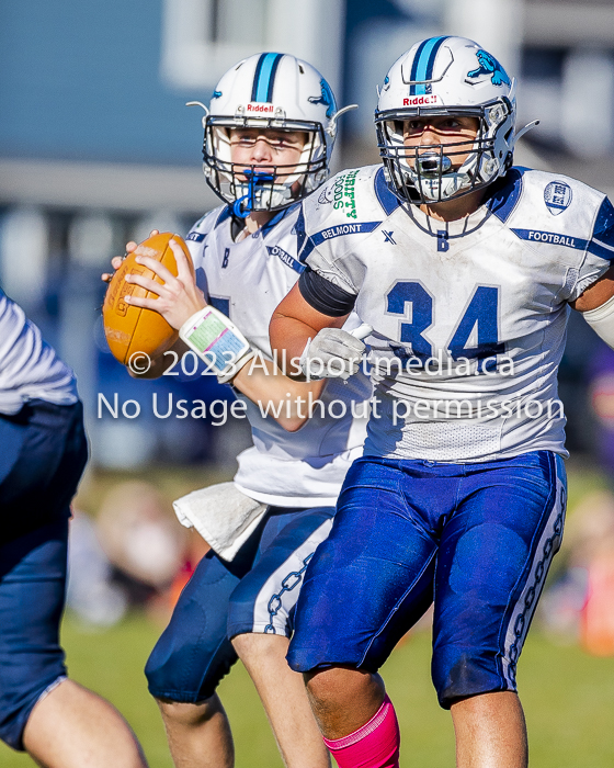 Belmont Bulldogs Football High School Football Allsportmedia Photography BC High School Football AAA Junior Varsity Varsity Goudy Field Langford