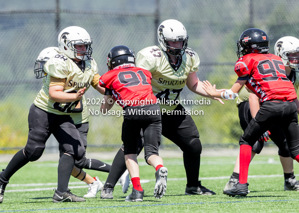 Warriors Sparrtans PeeWee football