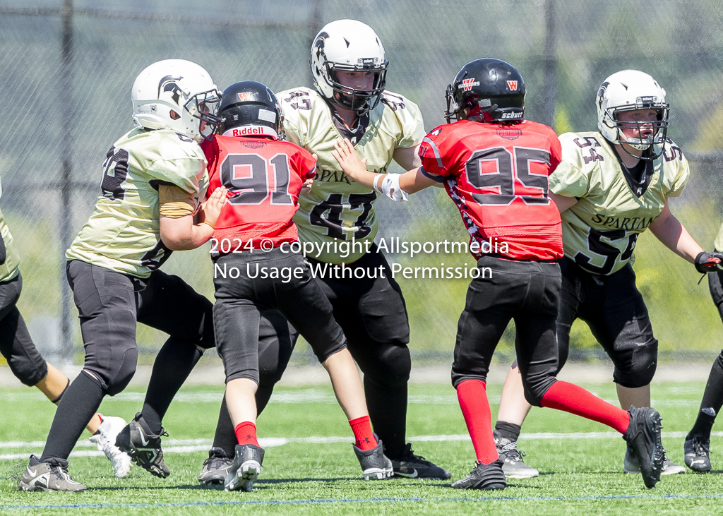 Warriors Sparrtans PeeWee football