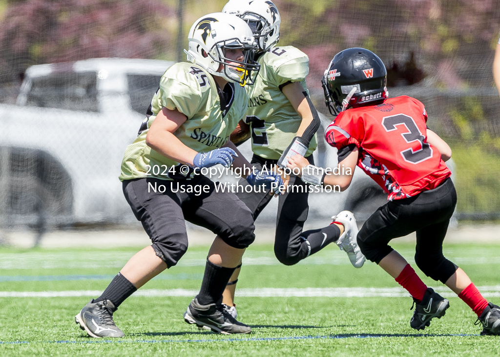 Warriors Sparrtans PeeWee football