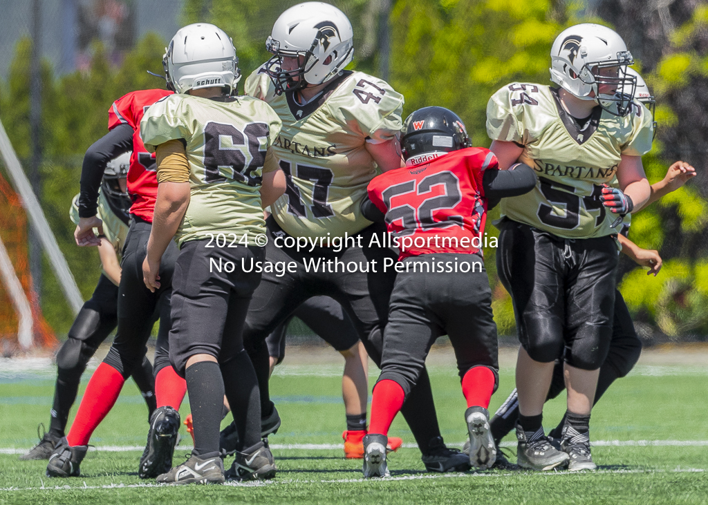 Warriors Sparrtans PeeWee football