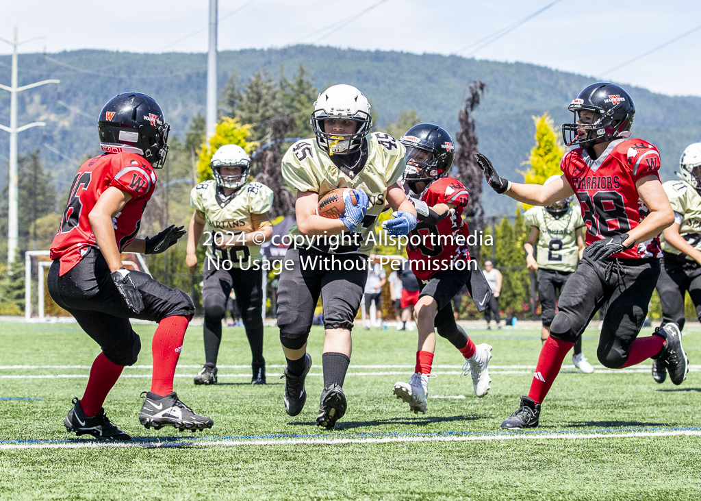 Warriors Sparrtans PeeWee football