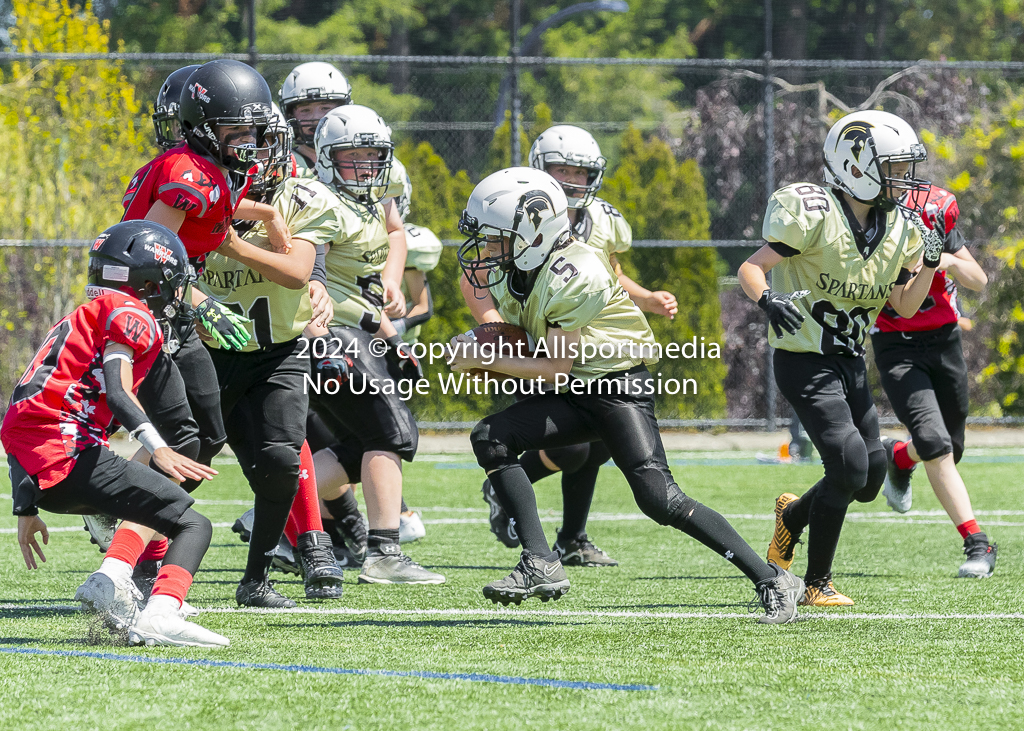 Warriors Sparrtans PeeWee football