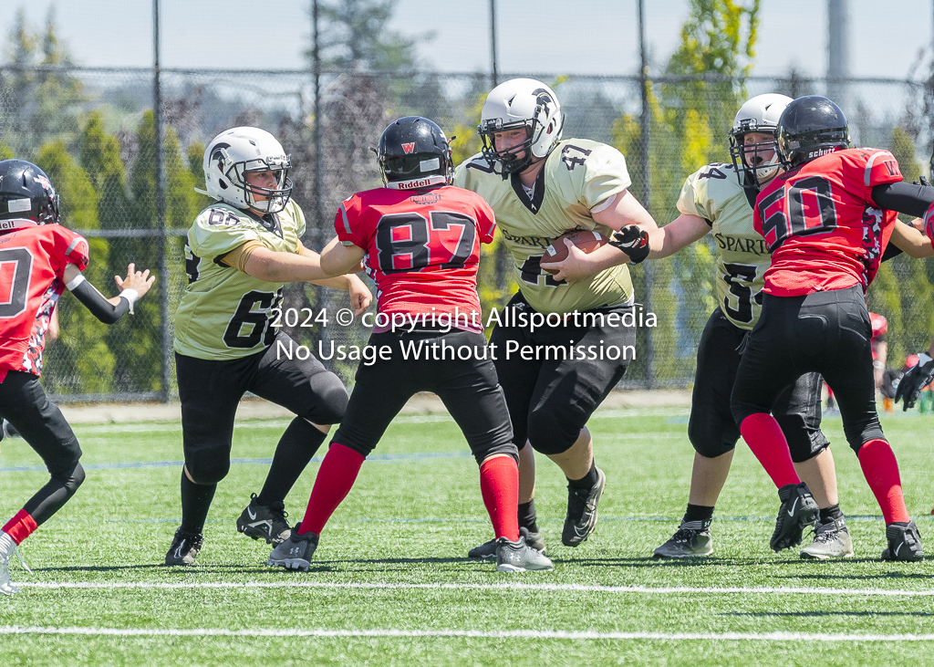 Warriors Sparrtans PeeWee football