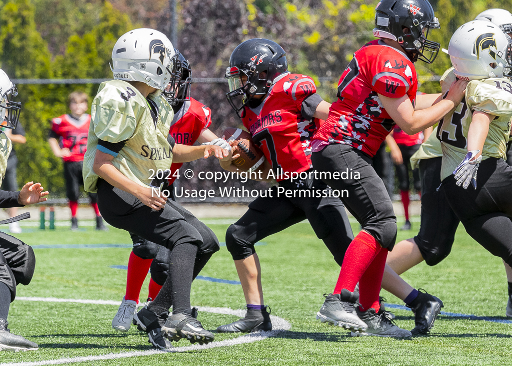 Warriors Sparrtans PeeWee football