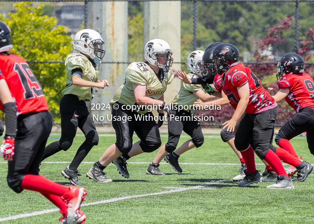 Warriors Sparrtans PeeWee football