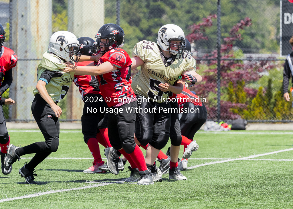 Warriors Sparrtans PeeWee football