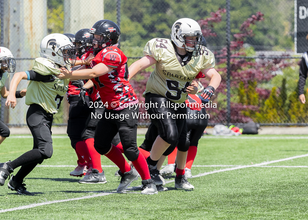 Warriors Sparrtans PeeWee football