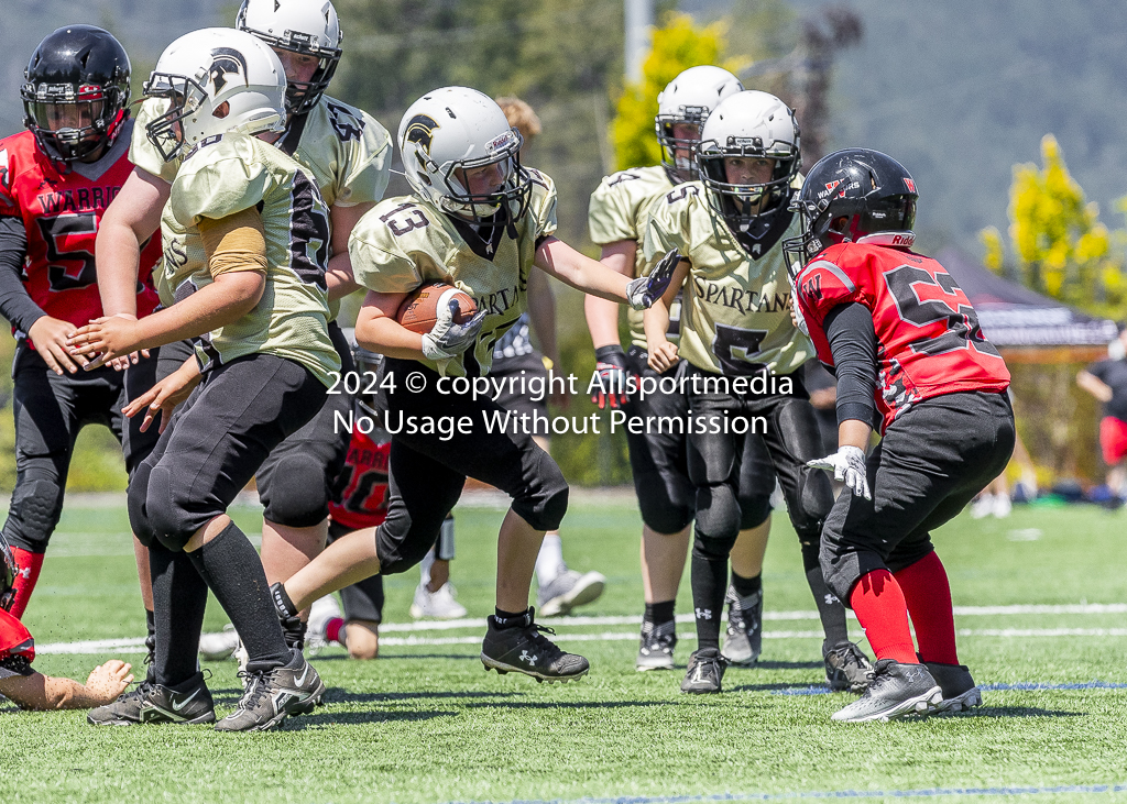 Warriors Sparrtans PeeWee football