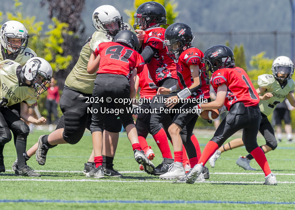 Warriors Sparrtans PeeWee football