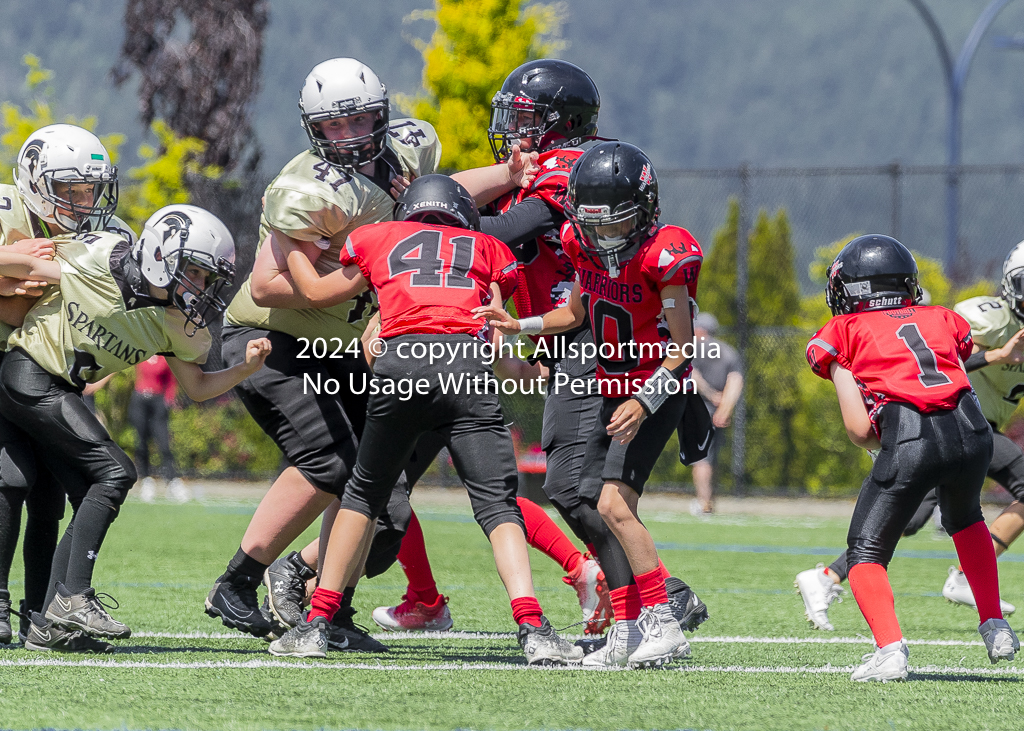 Warriors Sparrtans PeeWee football