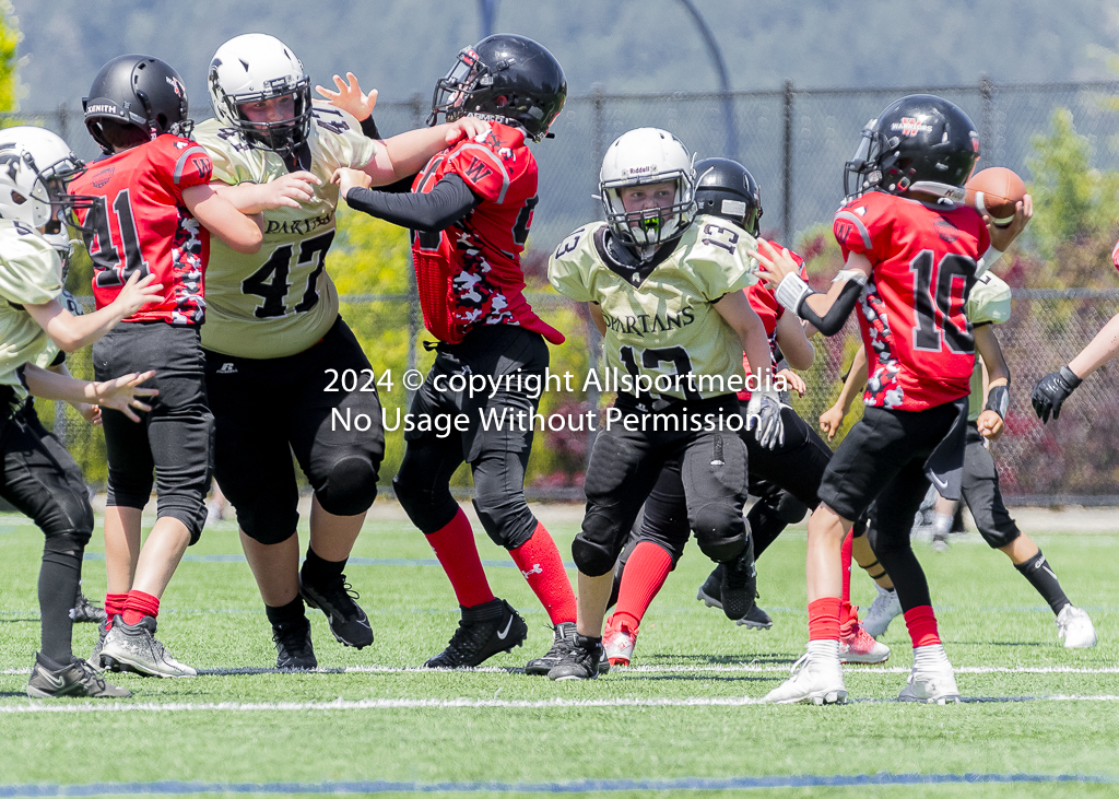 Warriors Sparrtans PeeWee football