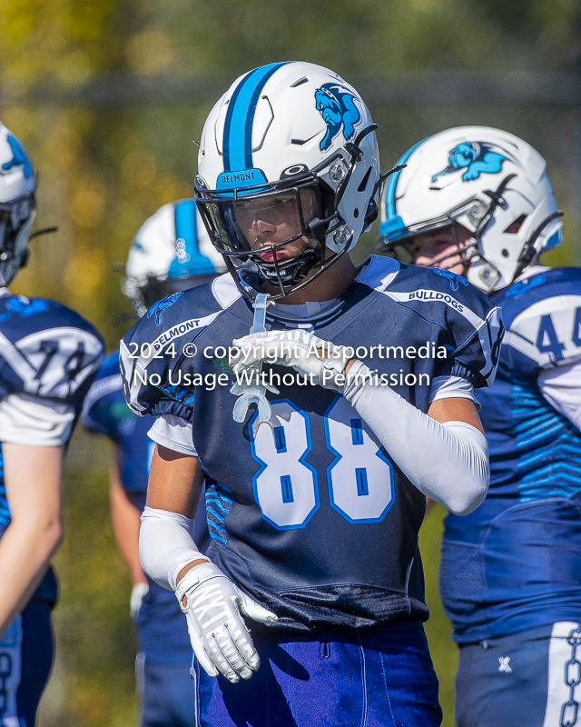 Belmont Bulldogs Football High School Football Allsportmedia Photography BC High School Football AAA Junior Varsity Varsity Goudy Field Langford