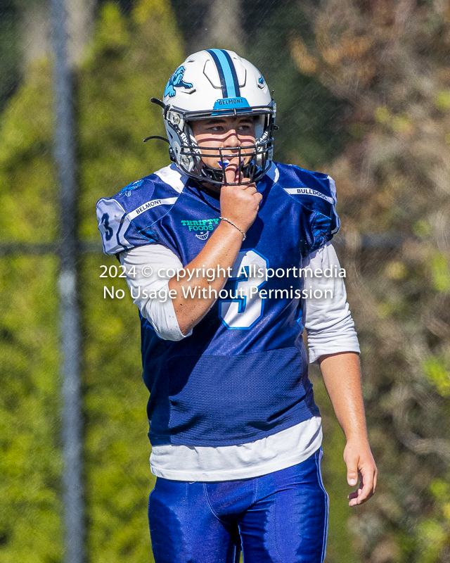 Belmont Bulldogs Football High School Football Allsportmedia Photography BC High School Football AAA Junior Varsity Varsity Goudy Field Langford