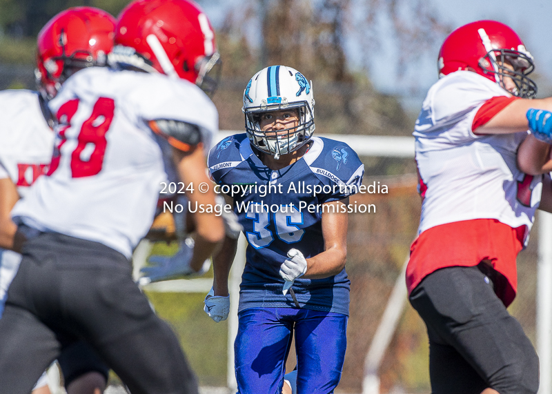 Belmont Bulldogs Football High School Football Allsportmedia Photography BC High School Football AAA Junior Varsity Varsity Goudy Field Langford