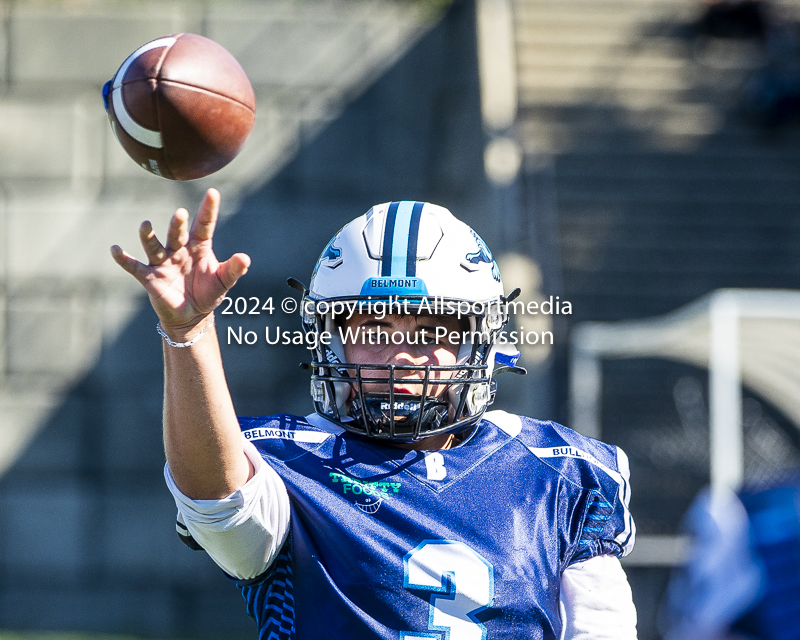 Belmont Bulldogs Football High School Football Allsportmedia Photography BC High School Football AAA Junior Varsity Varsity Goudy Field Langford