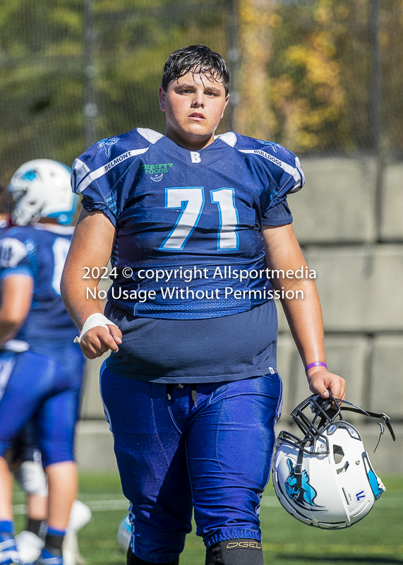 Belmont Bulldogs Football High School Football Allsportmedia Photography BC High School Football AAA Junior Varsity Varsity Goudy Field Langford