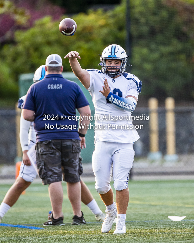 Belmont Bulldogs Football High School Football Allsportmedia Photography BC High School Football AAA Junior Varsity Varsity Goudy Field Langford