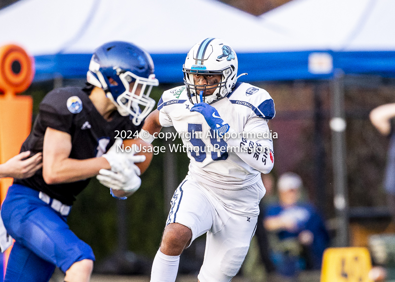 Belmont Bulldogs Football High School Football Allsportmedia Photography BC High School Football AAA Junior Varsity Varsity Goudy Field Langford