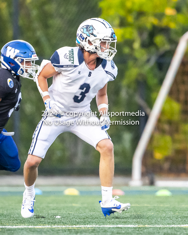 Belmont Bulldogs Football High School Football Allsportmedia Photography BC High School Football AAA Junior Varsity Varsity Goudy Field Langford