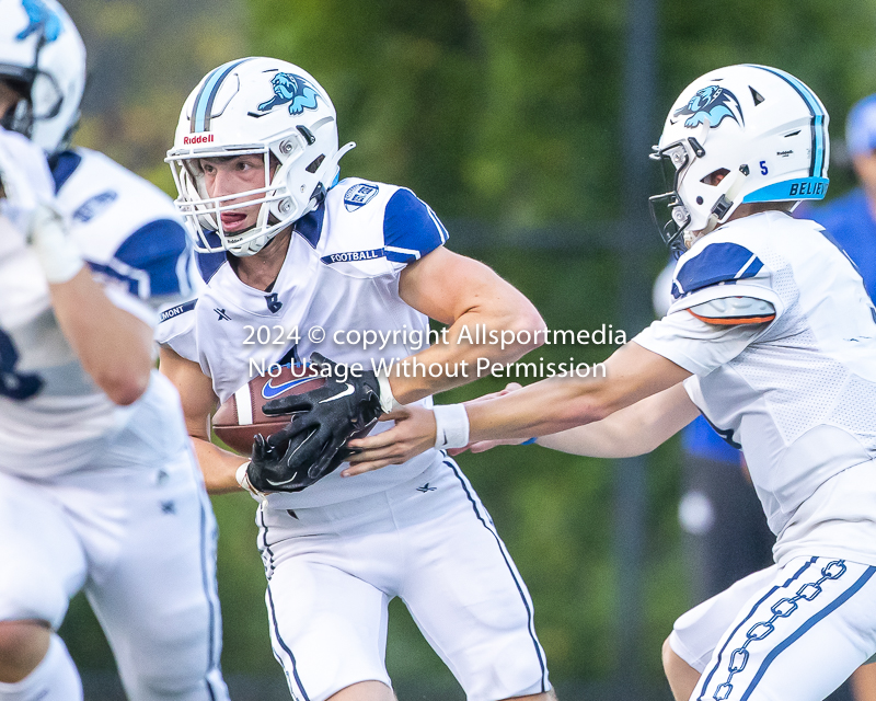 Belmont Bulldogs Football High School Football Allsportmedia Photography BC High School Football AAA Junior Varsity Varsity Goudy Field Langford