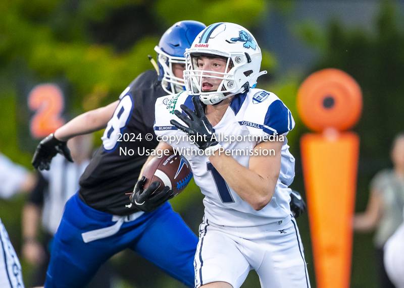 Belmont Bulldogs Football High School Football Allsportmedia Photography BC High School Football AAA Junior Varsity Varsity Goudy Field Langford