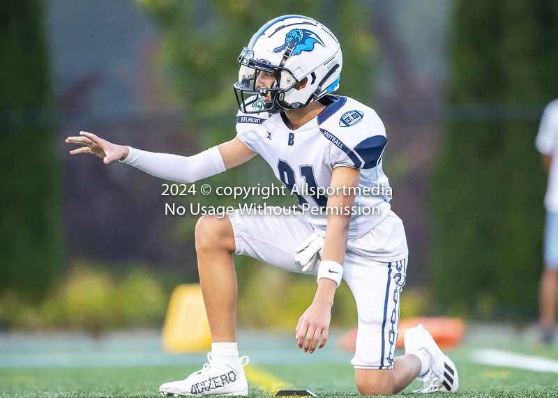 Belmont Bulldogs Football High School Football Allsportmedia Photography BC High School Football AAA Junior Varsity Varsity Goudy Field Langford