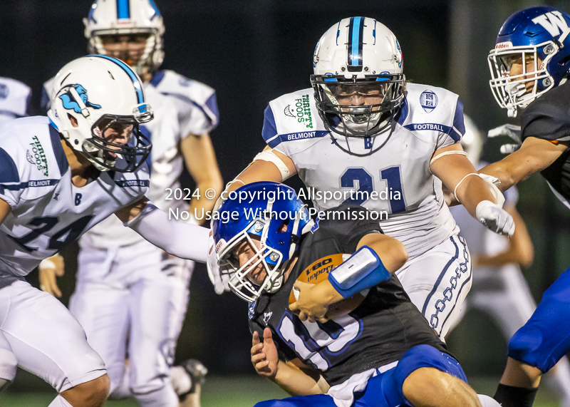 Belmont Bulldogs Football High School Football Allsportmedia Photography BC High School Football AAA Junior Varsity Varsity Goudy Field Langford