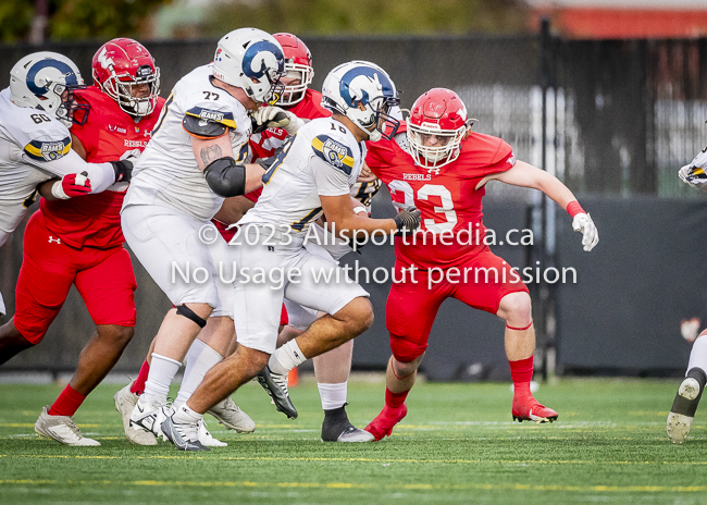 Westshore Rebels ISN Island Sports News BCFC Allsportmedia Langford Football CJFL