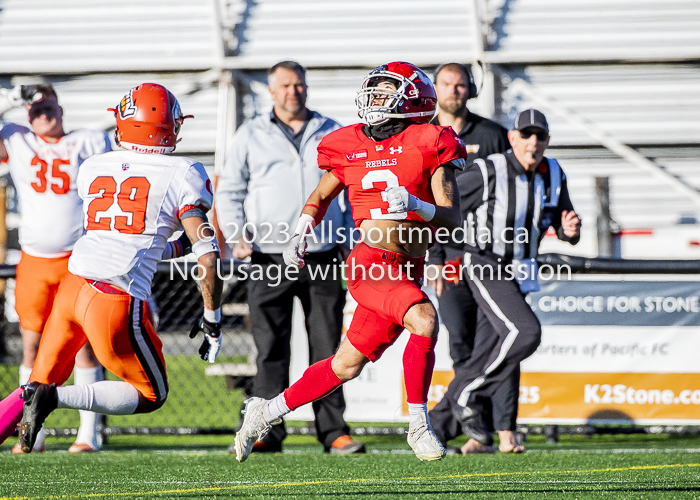 Westshore Rebels ISN Island Sports News BCFC Allsportmedia Langford Football CJFL