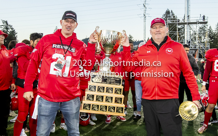 Westshore Rebels ISN Island Sports News BCFC Allsportmedia Langford Football CJFL