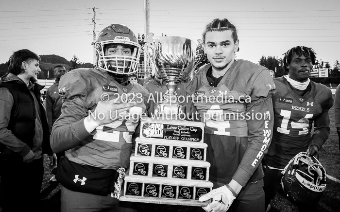 Westshore Rebels ISN Island Sports News BCFC Allsportmedia Langford Football CJFL