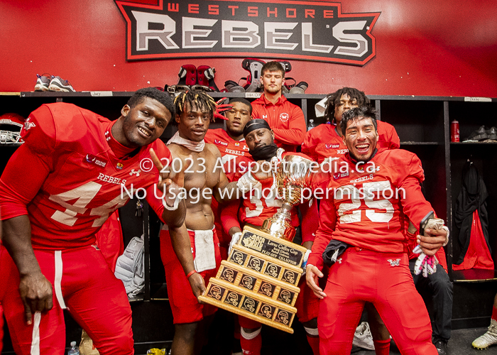 Westshore Rebels ISN Island Sports News BCFC Allsportmedia Langford Football CJFL