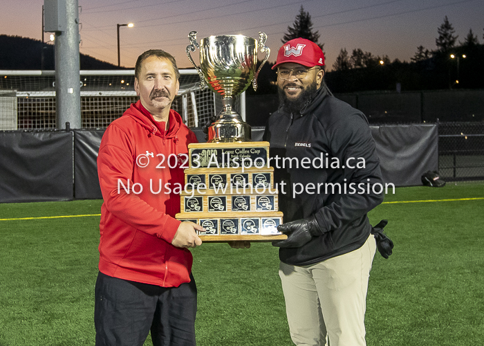 Westshore Rebels ISN Island Sports News BCFC Allsportmedia Langford Football CJFL