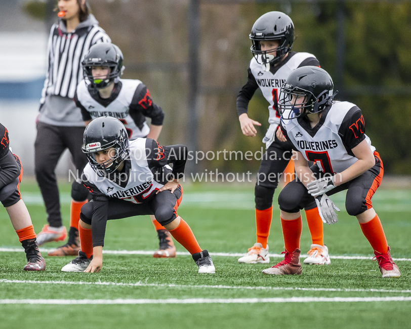 Warriors westshore Wolverines Saanich GVMFA  Goudy Langford football