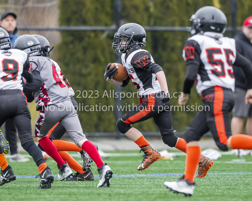 Warriors westshore Wolverines Saanich GVMFA  Goudy Langford football