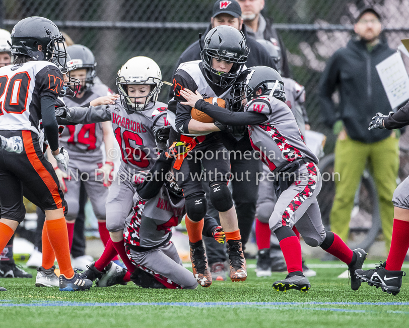 Warriors westshore Wolverines Saanich GVMFA  Goudy Langford football