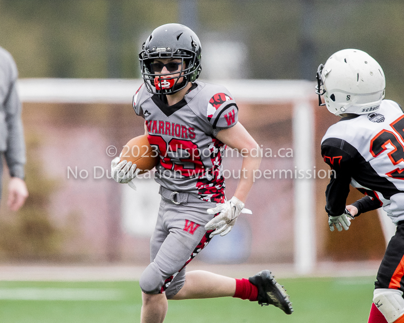 Warriors westshore Wolverines Saanich GVMFA  Goudy Langford football