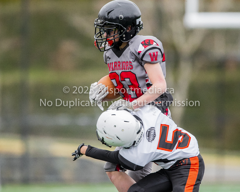 Warriors westshore Wolverines Saanich GVMFA  Goudy Langford football