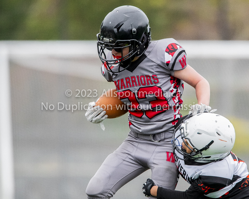 Warriors westshore Wolverines Saanich GVMFA  Goudy Langford football