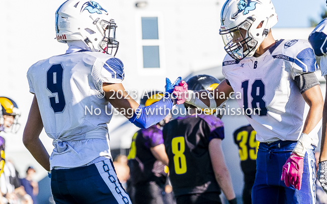 Belmont Bulldogs Football High School Football Allsportmedia Photography BC High School Football AAA Junior Varsity Varsity Goudy Field Langford