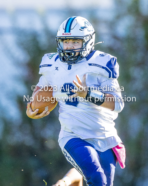 Belmont Bulldogs Football High School Football Allsportmedia Photography BC High School Football AAA Junior Varsity Varsity Goudy Field Langford