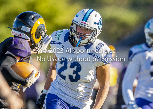 Belmont Bulldogs Football High School Football Allsportmedia Photography BC High School Football AAA Junior Varsity Varsity Goudy Field Langford